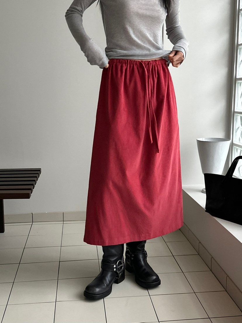 EUM東大門㊣代購女裝新品時尚人氣休閑真品推薦25秋冬熱賣長裙EUM長裙
