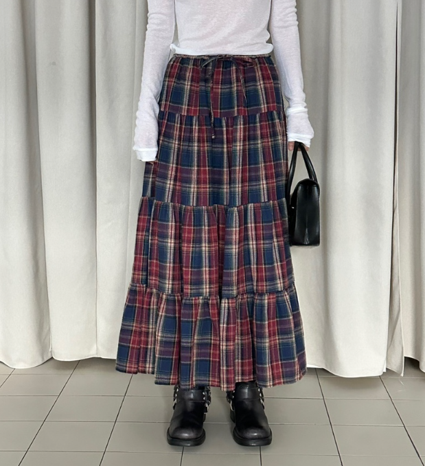 EUM韓國代購㊣女士新款人氣推薦25秋冬熱賣真品職業時尚長裙EUM長裙