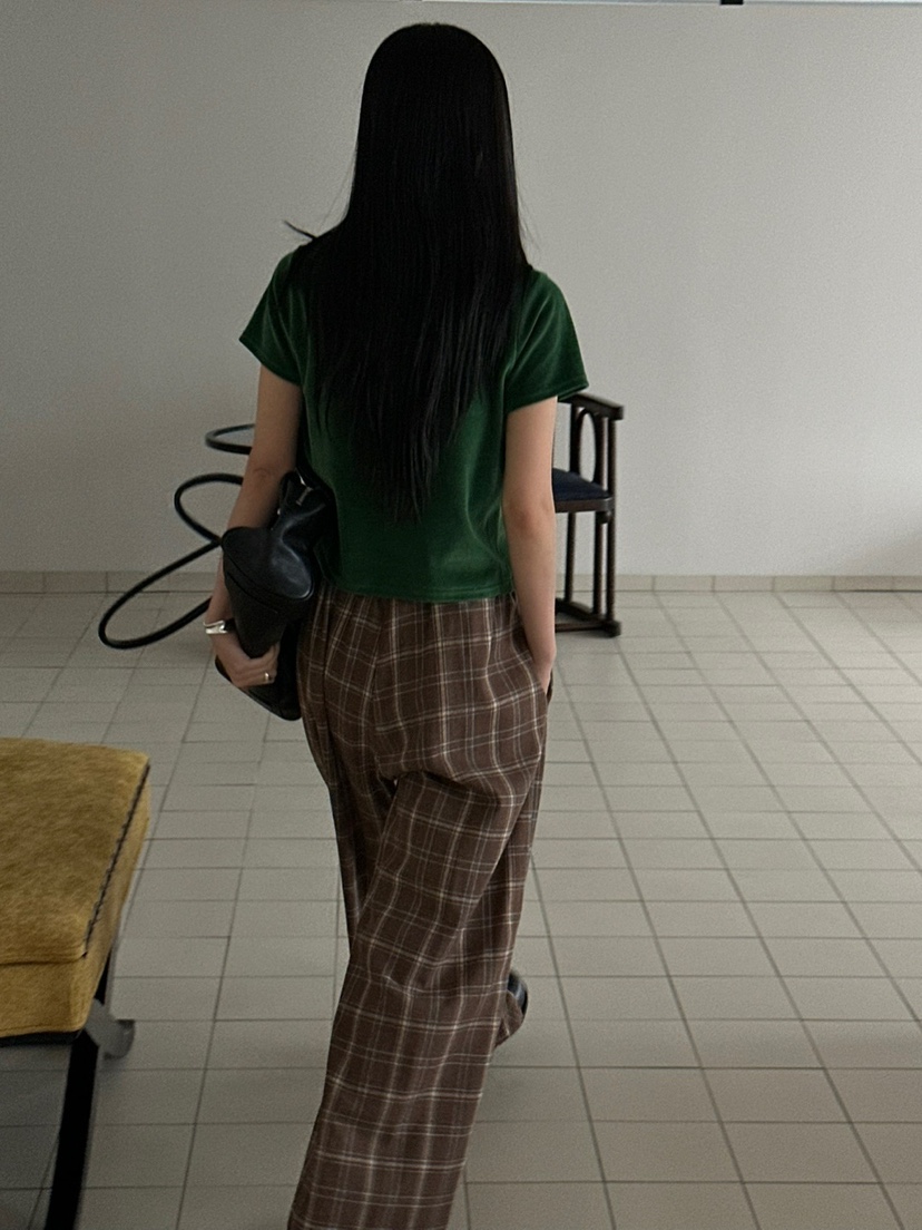 EUM韓國直郵㊣女裝新款熱賣休閑時尚真品25秋冬職業推薦休閑褲EUM休閑褲