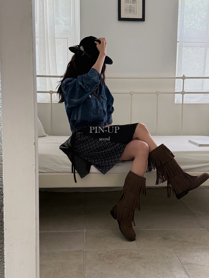 PIN-UP東大門㊣實拍女裝新品職業推薦半身裙中短裙不含腰帶PIN-UP半身裙/中短裙