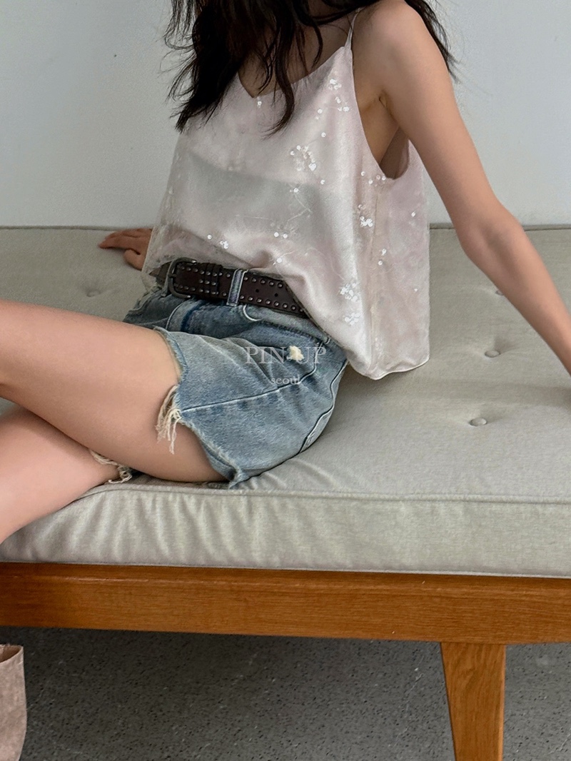 PIN-UP韓國代購㊣女裝新款真品休閑推薦25秋冬時尚吊帶背心PIN-UP吊帶/背心