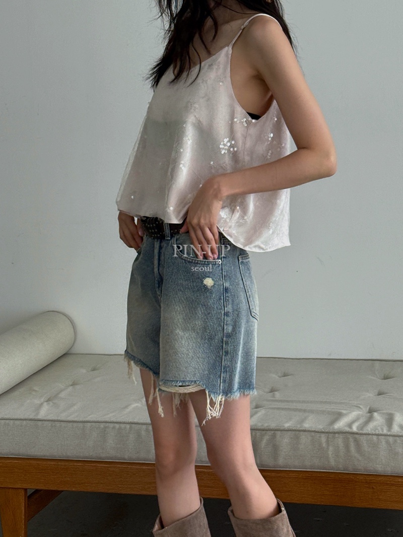 PIN-UP韓國代購㊣女裝新款真品休閑推薦25秋冬時尚吊帶背心PIN-UP吊帶/背心