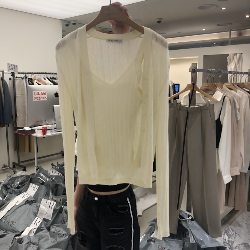 MER韓國直郵㊣女裝新款真品25秋冬休閑職業時尚推薦熱賣套裝MER/ANGELO BIANCO套裝圖色1