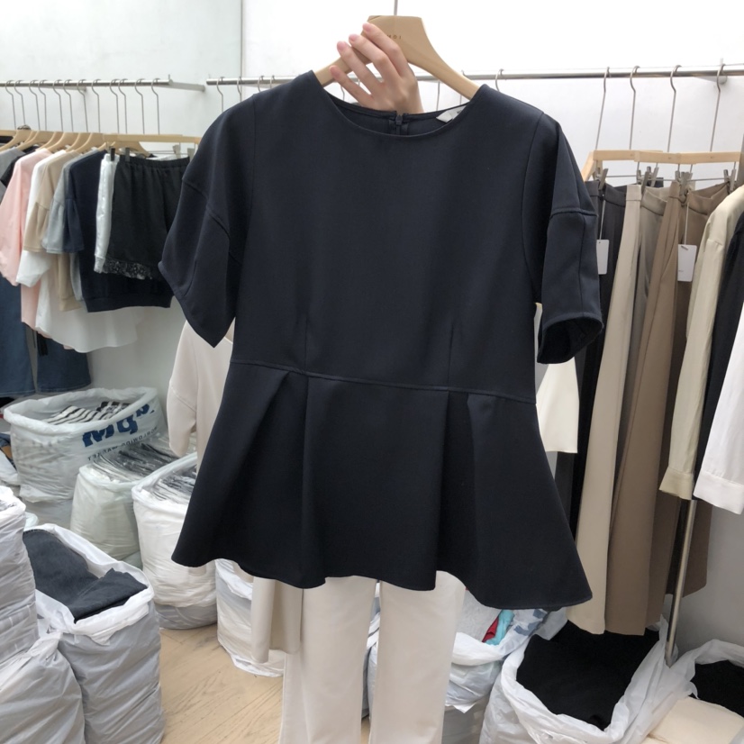 MOI-A東大門㊣實拍女裝新品推薦時尚25秋冬人氣襯衫蕾絲衫MOI-A襯衫/蕾絲衫圖色3