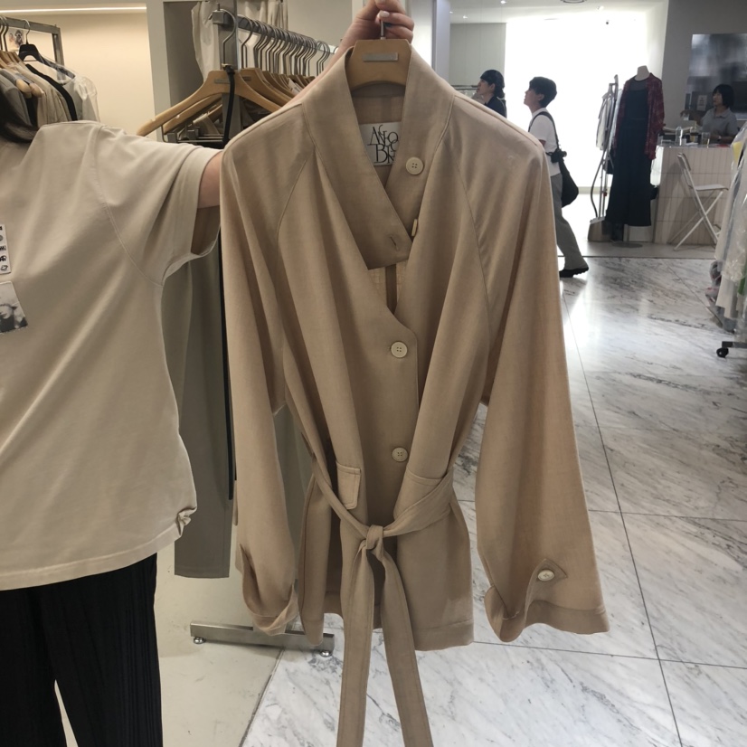 MER東大門㊣直郵女士新款職業25秋冬時尚推薦熱賣夾克含腰帶MER/ANGELO BIANCO夾克圖色2