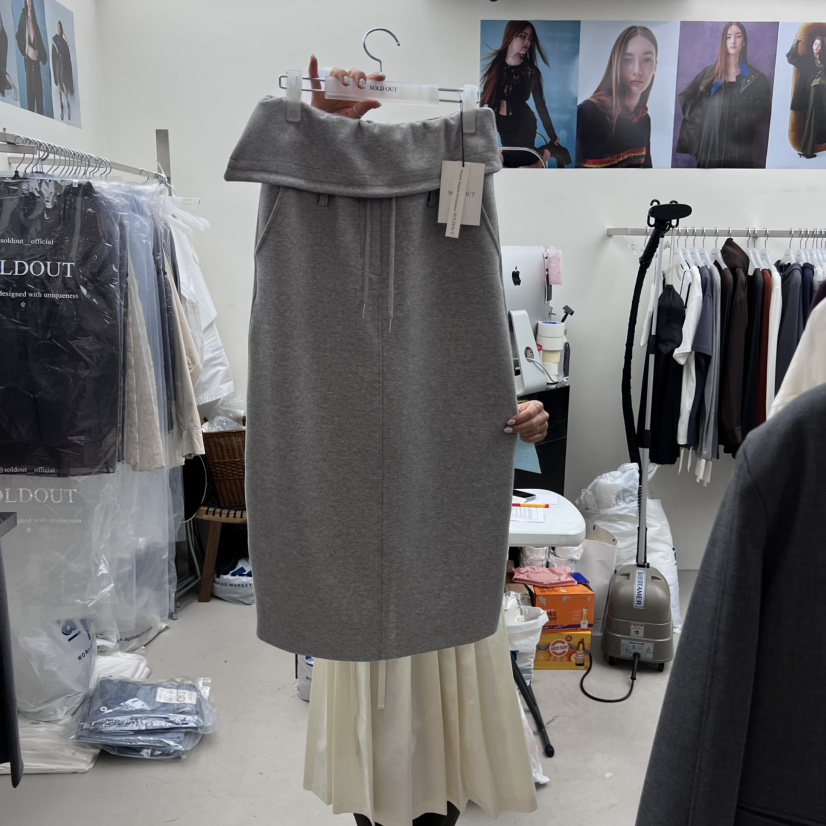 SOLD OUT韓國直郵㊣女士新款休閑25秋冬真品推薦半身裙中短裙SOLD OUT半身裙/中短裙圖色2