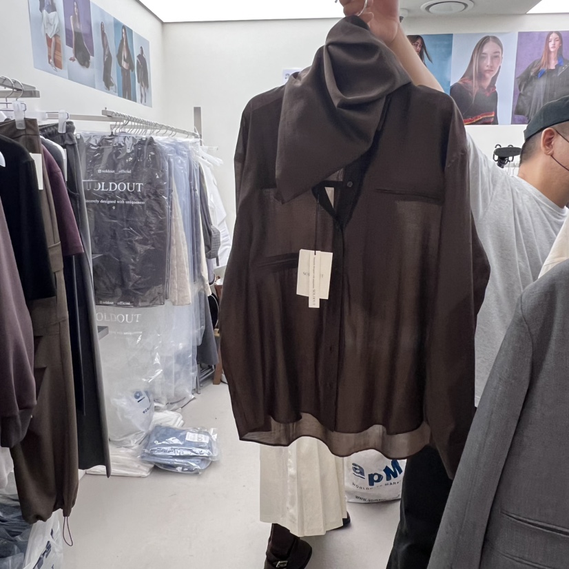 SOLD OUT東大門㊣實拍女士新品熱賣真品職業套裝含絲巾套裝SOLD OUT套裝圖色3