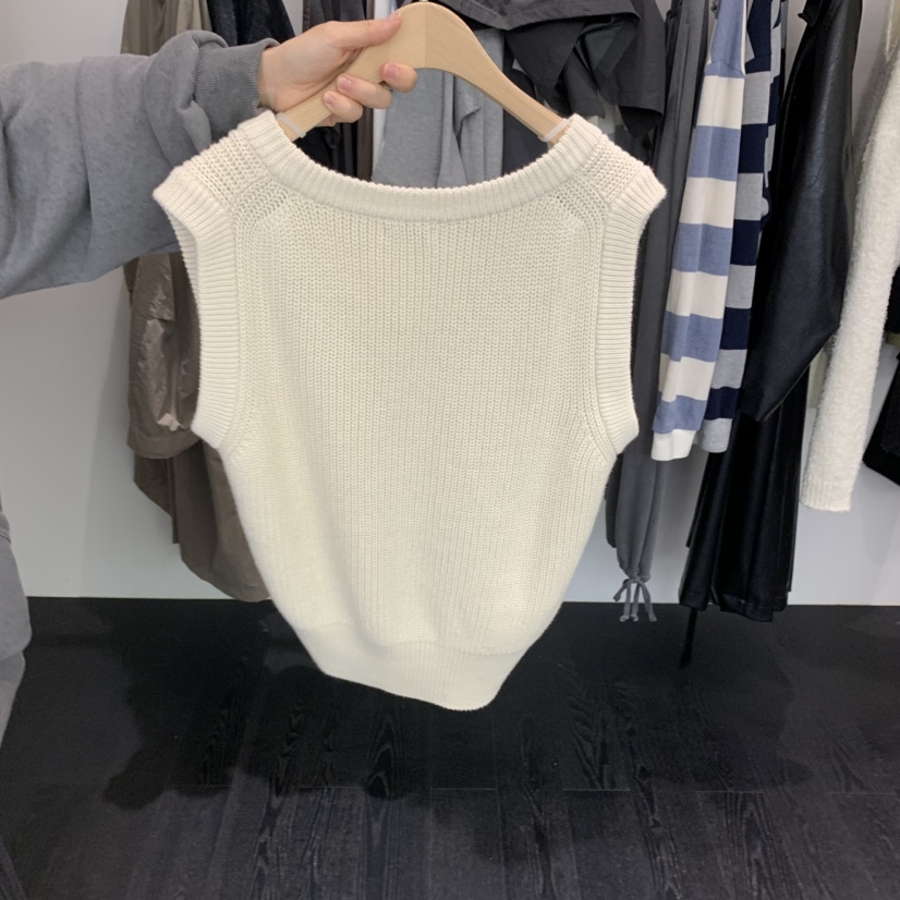 TAFFETA東大門㊣實拍女裝新品25秋冬熱賣吊帶背心不含內搭棉質TAFFETA吊帶/背心