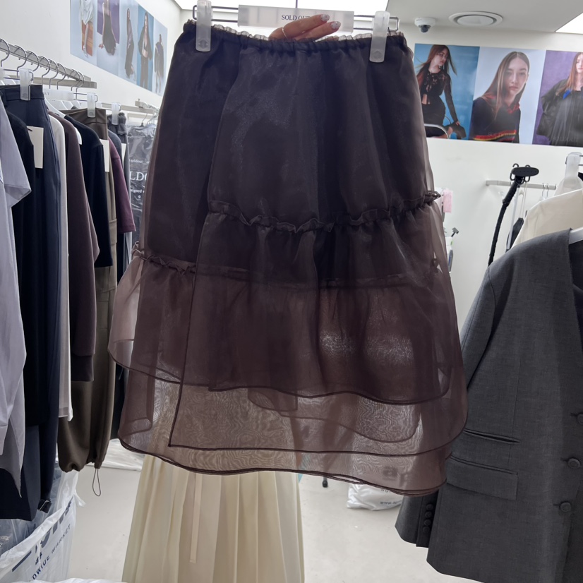 SOLD OUT東大門㊣代購女士新款休閑職業熱賣25秋冬半身裙中短裙SOLD OUT半身裙/中短裙圖色2
