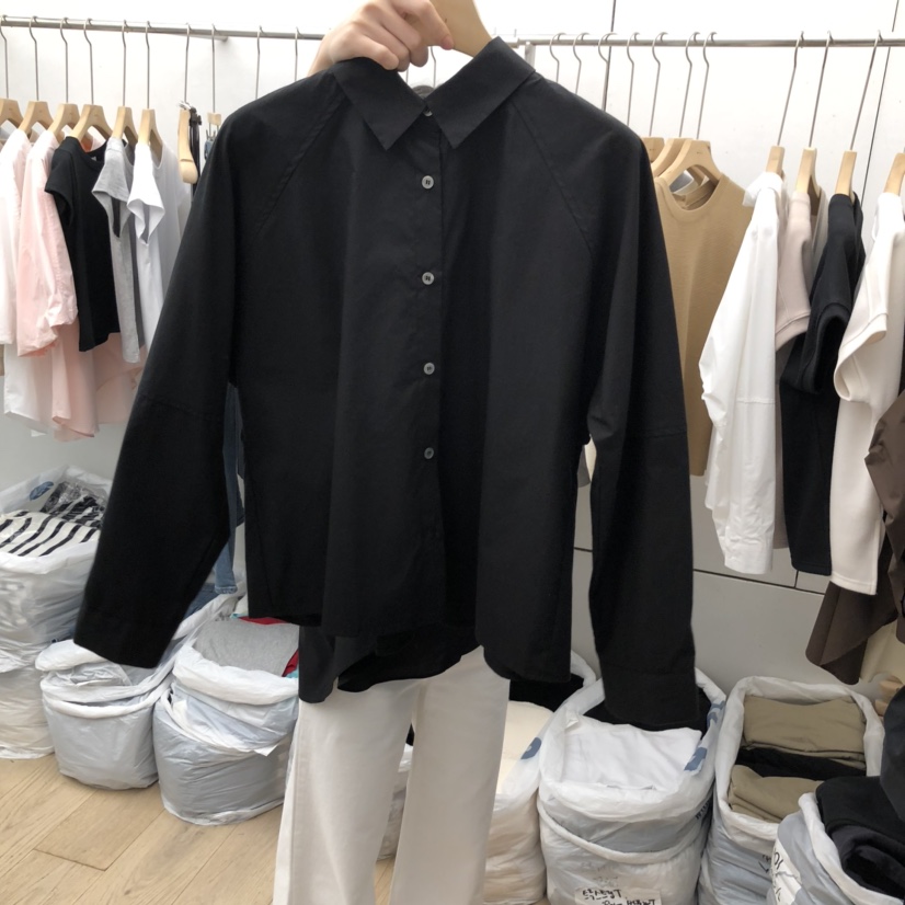 MOI-A韓國直郵㊣女士新品熱賣職業人氣休閑25秋冬襯衫蕾絲衫MOI-A襯衫/蕾絲衫圖色2