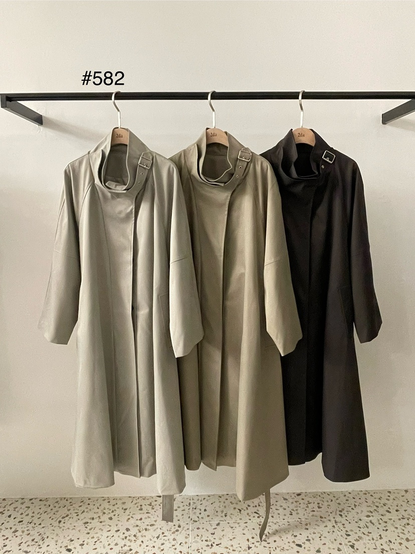 2DA/DARIMI-P韓國代購㊣女士新品真品推薦長款風衣含腰帶2DA/DARIMI-P長款風衣