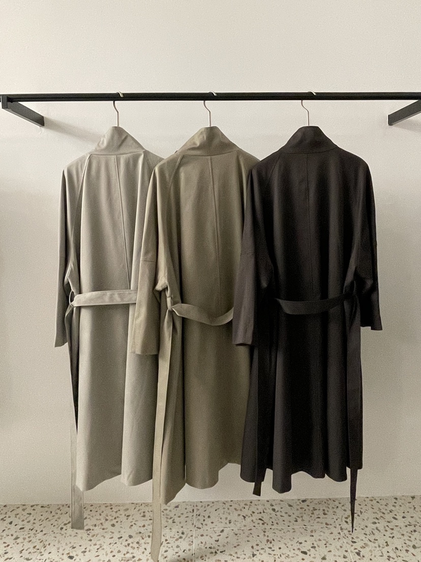 2DA/DARIMI-P韓國代購㊣女士新品真品推薦長款風衣含腰帶2DA/DARIMI-P長款風衣