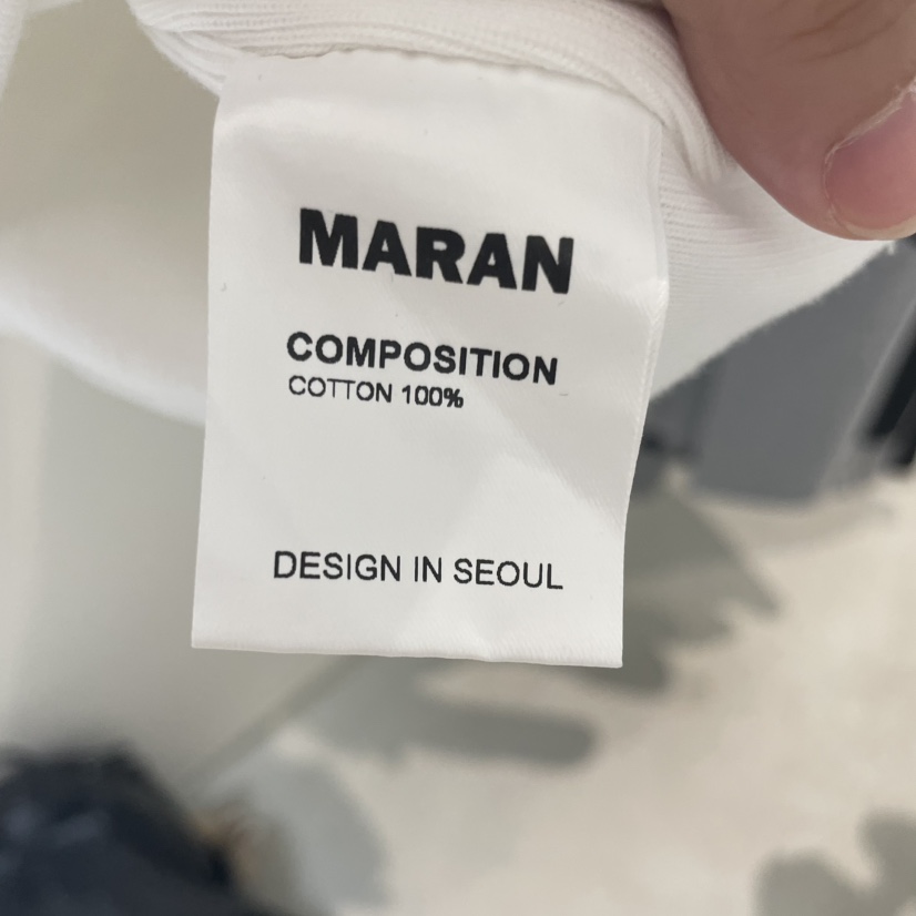 MARAN-P東大門㊣代購女裝新品25秋冬熱賣時尚職業休閑T恤羅紋MARANT恤