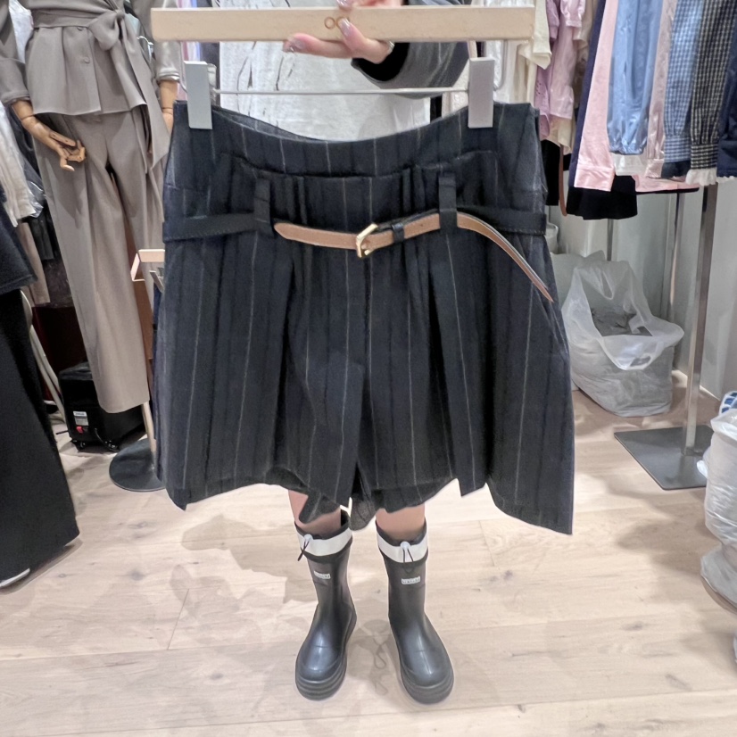 OGI東大門㊣直郵女士新品熱賣推薦人氣職業25秋冬短褲不含腰帶FLat OGI短褲圖色1