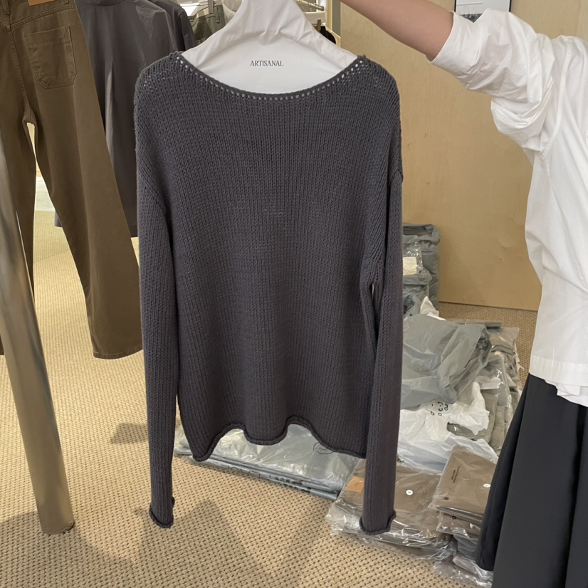 ARTISANAL東大門㊣實拍女裝新款職業休閑推薦人氣針織衫寬松ARTISANAL針織衫圖色3