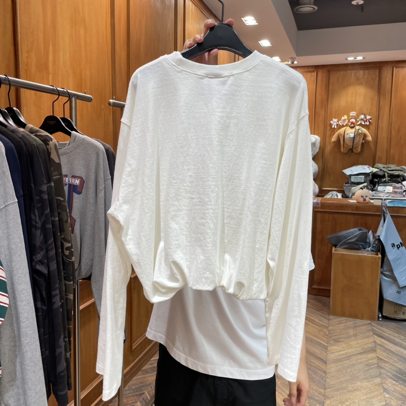 GARMENT-P東大門㊣代購女士新款休閑職業時尚推薦25秋冬長袖T恤GARMENT長袖T恤
