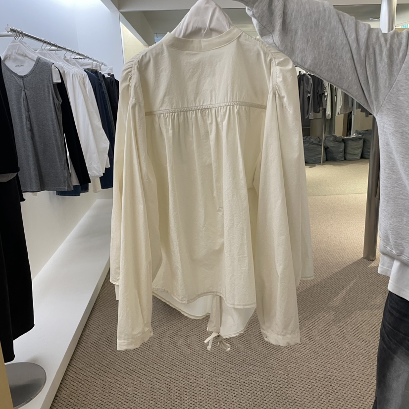 ARTISANAL韓國代購㊣女士新品25秋冬推薦休閑人氣襯衫蕾絲衫ARTISANAL襯衫/蕾絲衫