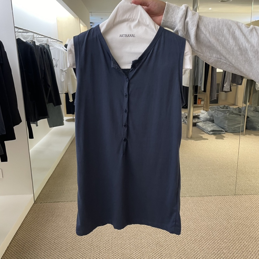 ARTISANAL韓國直郵㊣女裝新品真品人氣時尚吊帶背心紐扣長款ARTISANAL吊帶/背心圖色1