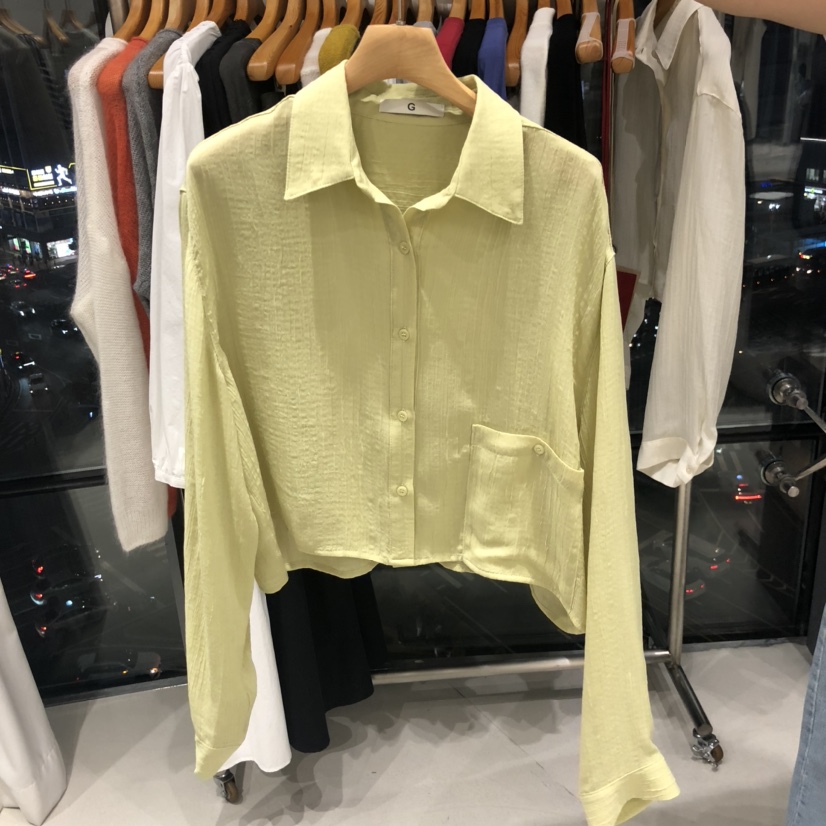 TREND SELLER/G東大門㊣代購女裝新品25秋冬職業襯衫蕾絲衫G/TREND SELLER襯衫/蕾絲衫圖色2