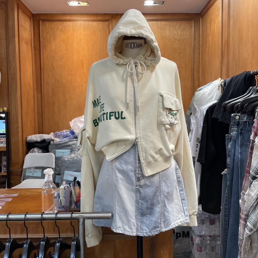 GARMENT-P韓國直郵㊣女裝新款休閑熱賣人氣推薦時尚夾克拉鏈GARMENT夾克圖色3