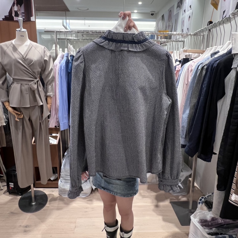 OGI東大門㊣直郵女士新品休閑人氣熱賣推薦職業時尚襯衫蕾絲衫FLat OGI襯衫/蕾絲衫