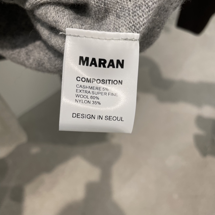 MARAN-P韓國代購㊣女裝新品休閑人氣時尚25秋冬針織衫羊絨MARAN針織衫