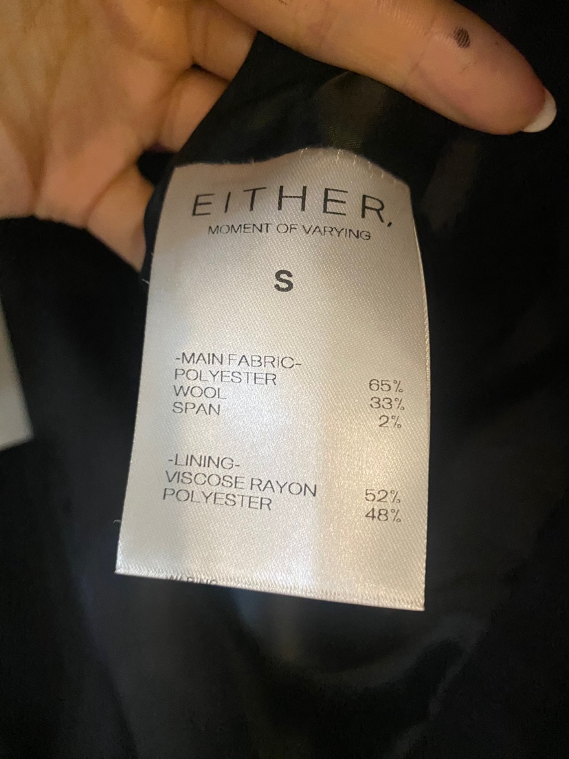 EITHER東大門㊣直郵女士新款人氣時尚推薦熱賣夾克短款鏤空EITHER夾克