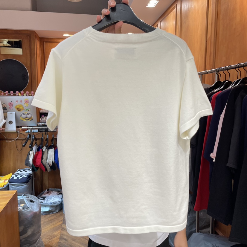 GARMENT-P韓國直郵㊣女士新款休閑推薦職業25秋冬真品T恤鴨GARMENTT恤