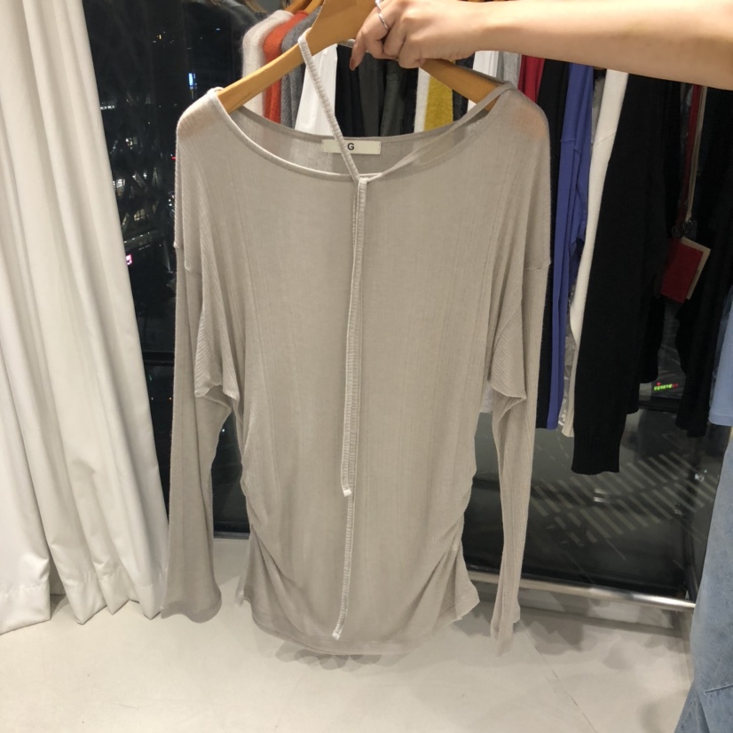TREND SELLER/G韓國代購㊣女士新款職業推薦時尚熱賣長袖T恤G/TREND SELLER長袖T恤圖色2