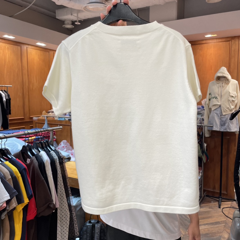 GARMENT-P韓國代購㊣女士新品真品25秋冬職業人氣推薦時尚T恤GARMENTT恤