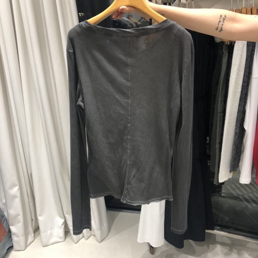 TREND SELLER/G東大門㊣代購女士新品職業時尚25秋冬長袖T恤G/TREND SELLER長袖T恤