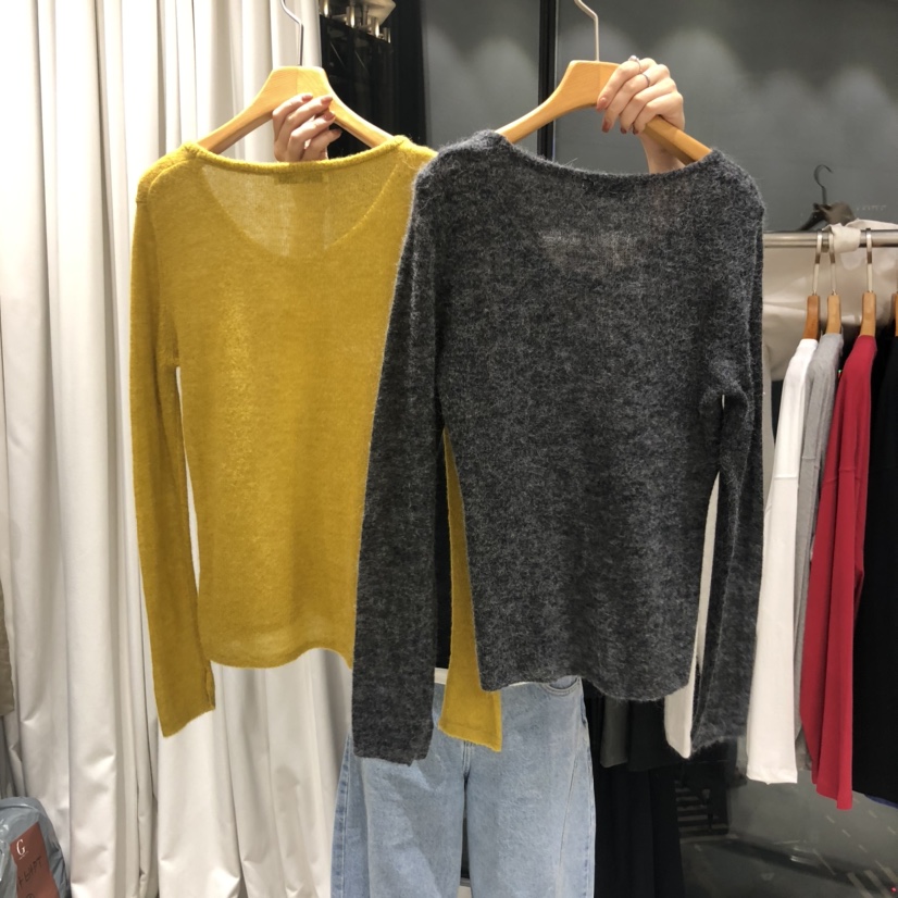 TREND SELLER/G韓國直郵㊣女裝新款時尚熱賣25秋冬針織衫羊駝G/TREND SELLER針織衫