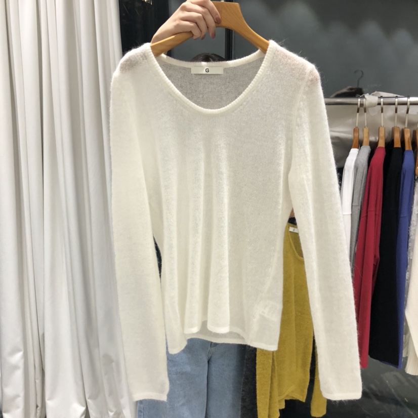 TREND SELLER/G韓國直郵㊣女裝新款時尚熱賣25秋冬針織衫羊駝G/TREND SELLER針織衫圖色1