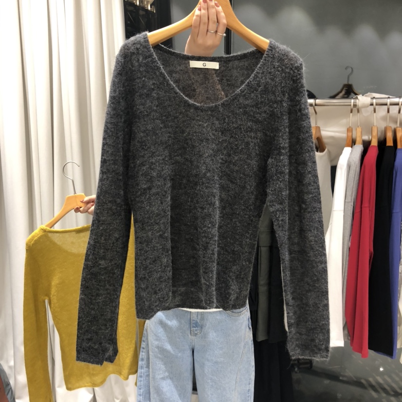 TREND SELLER/G韓國直郵㊣女裝新款時尚熱賣25秋冬針織衫羊駝G/TREND SELLER針織衫圖色3