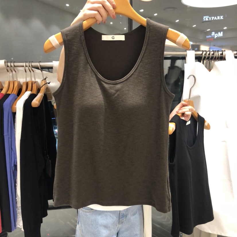 TREND SELLER/G韓國直郵㊣女士新款時尚人氣真品吊帶背心G/TREND SELLER吊帶/背心圖色2