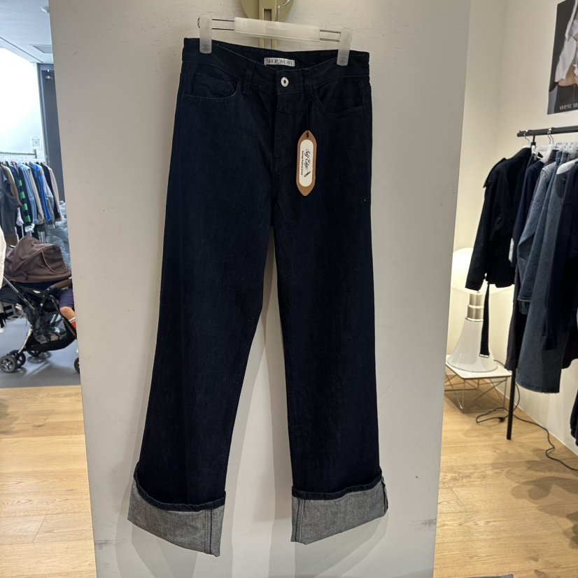 WE ARE/WELOVER韓國代購㊣女裝新款25秋冬熱賣人氣牛仔褲SHOP_WE ARE牛仔褲圖色1