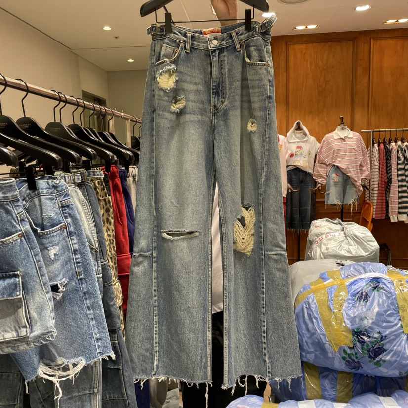 GARMENT-P東大門㊣代購女士新品25秋冬休閑真品職業牛仔褲GARMENT牛仔褲