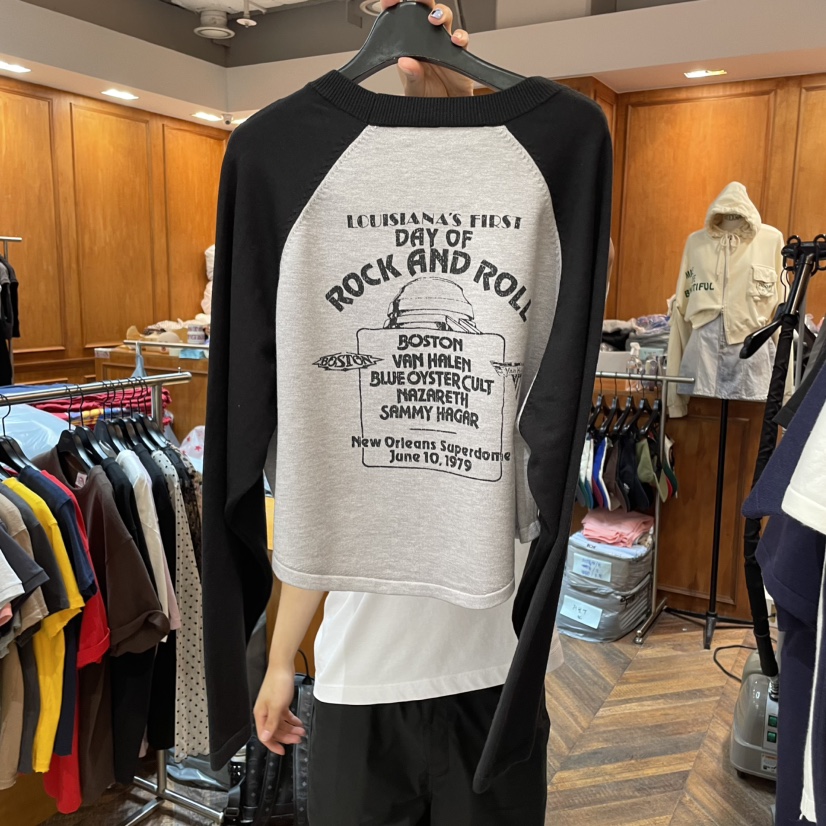 GARMENT-P東大門㊣代購女裝新款休閑推薦熱賣時尚人氣長袖T恤GARMENT長袖T恤