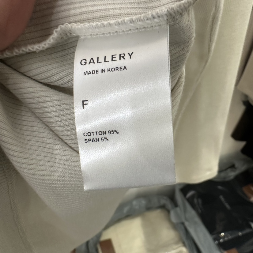 GALLERY-P韓國代購㊣女士新品熱賣職業推薦時尚休閑長袖T恤GALLERY長袖T恤