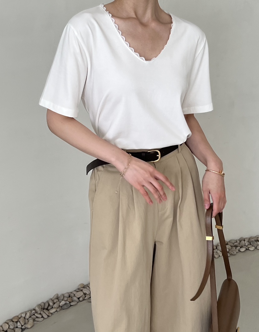 DEMAR韓國代購㊣女裝新品休閑人氣推薦25秋冬熱賣職業真品T恤DEMART恤