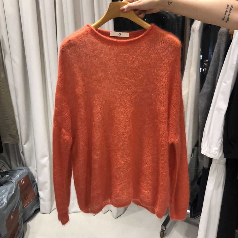 TREND SELLER/G東大門㊣直郵女士新款25秋冬職業毛衣馬海毛G/TREND SELLER毛衣圖色2