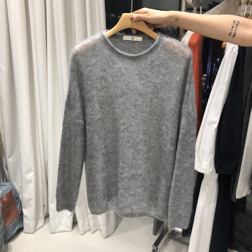 TREND SELLER/G東大門㊣直郵女士新款25秋冬職業毛衣馬海毛G/TREND SELLER毛衣圖色3