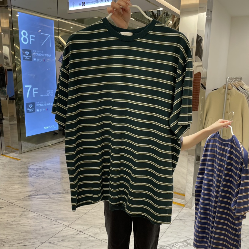 MARAN-P東大門㊣直郵女裝新品真品時尚25秋冬休閑人氣T恤條紋MARANT恤圖色4
