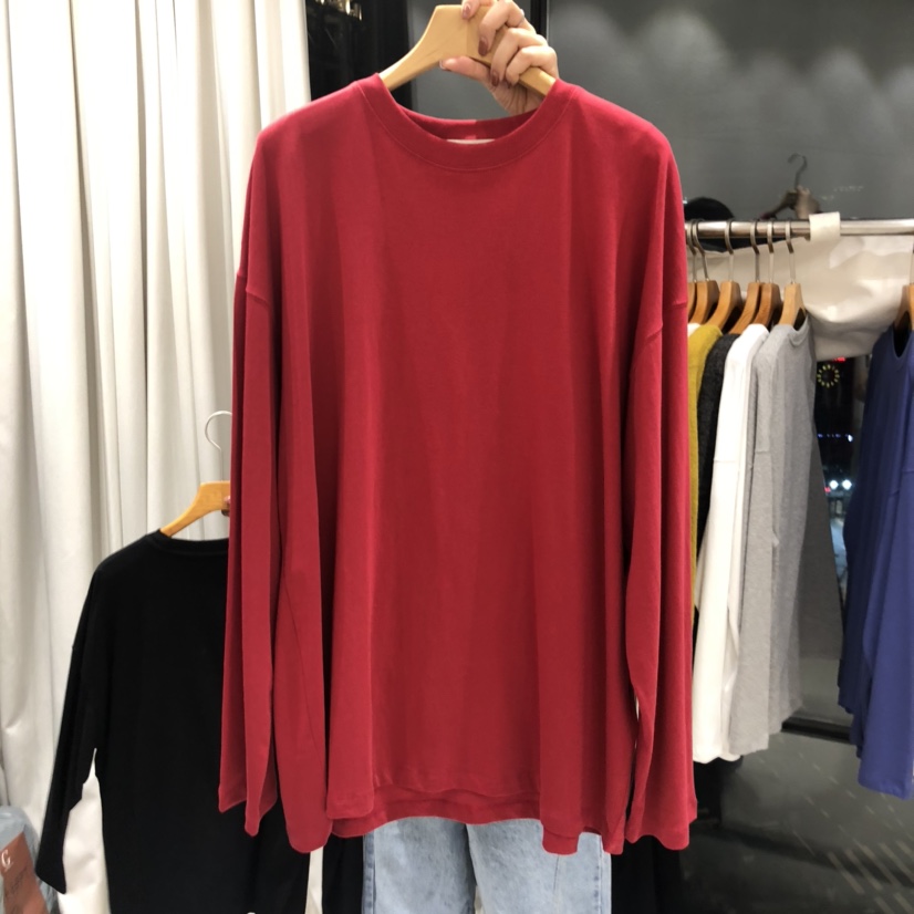 TREND SELLER/G韓國代購㊣女裝新款人氣職業真品25秋冬長袖T恤G/TREND SELLER長袖T恤圖色3