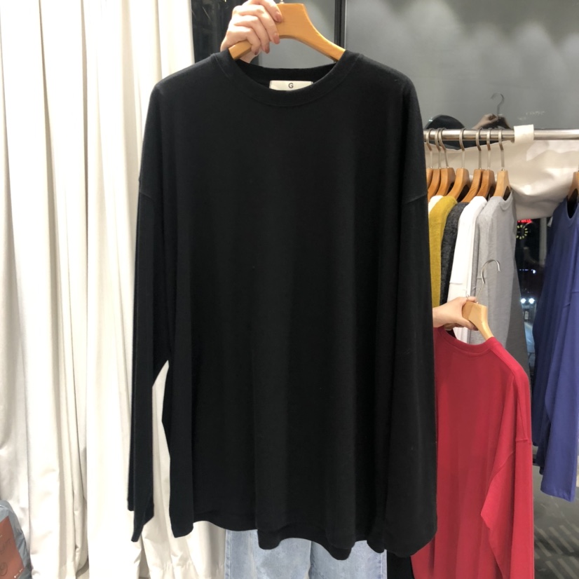 TREND SELLER/G韓國代購㊣女裝新款人氣職業真品25秋冬長袖T恤G/TREND SELLER長袖T恤圖色4