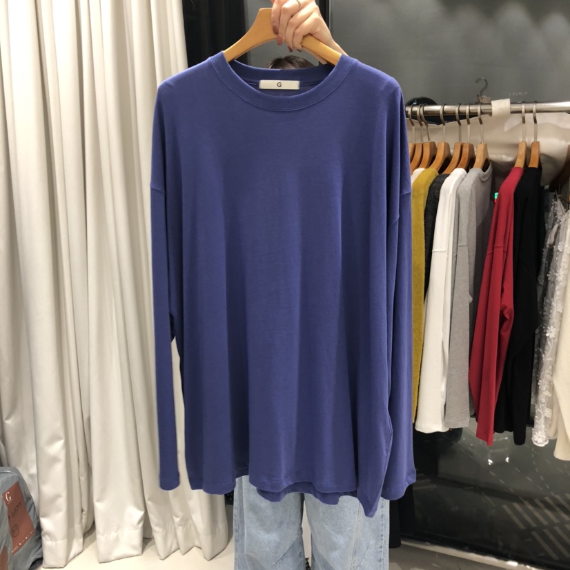 TREND SELLER/G韓國代購㊣女裝新款人氣職業真品25秋冬長袖T恤G/TREND SELLER長袖T恤圖色5