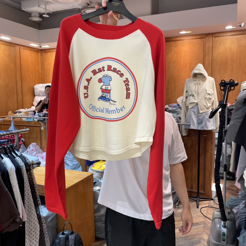 GARMENT-P東大門㊣直郵女士新款25秋冬推薦熱賣人氣長袖T恤GARMENT長袖T恤圖色1