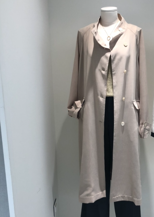 MER東大門㊣直郵女士新品25秋冬職業人氣休閑長款風衣含腰帶MER/ANGELO BIANCO長款風衣圖色3