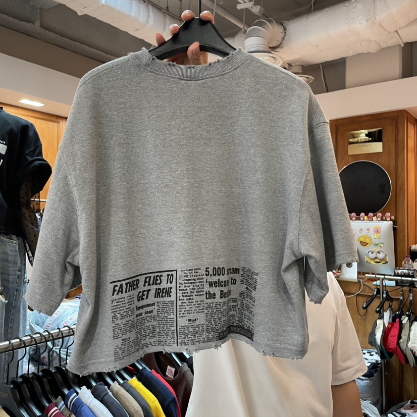 GARMENT-P東大門㊣實拍女士新品休閑職業真品25秋冬時尚T恤GARMENTT恤