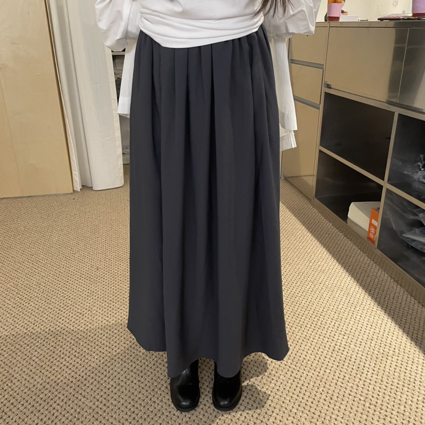 ARTISANAL東大門㊣直郵女士新品熱賣人氣休閑推薦長裙天絲喇叭ARTISANAL長裙圖色2